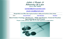 Desktop Screenshot of johnryanlaw.com